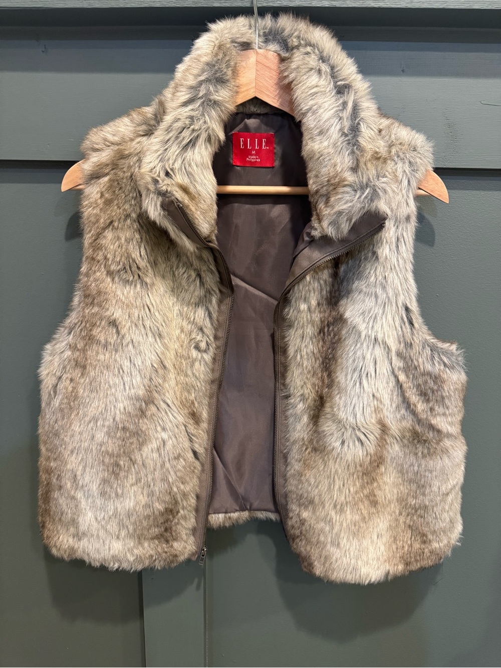 ELLE gorgeous faux fur vest